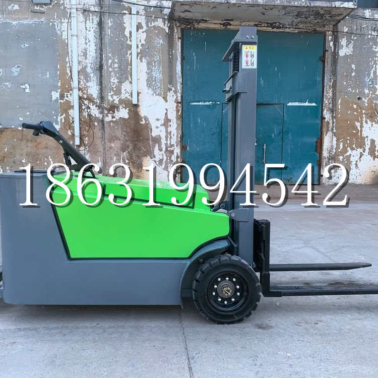 洛南县小型电动叉车1吨2吨步行站驾式电瓶堆高充电装卸车液压升降车铲车